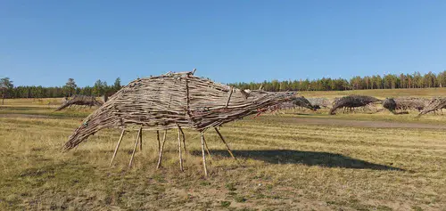 Священные табун лошадей